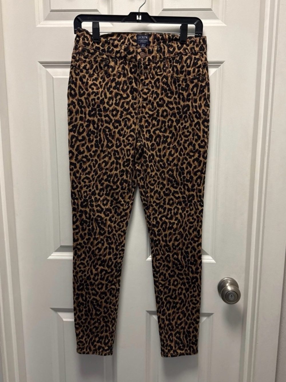 J. Crew Leopard Print Skinny Pants